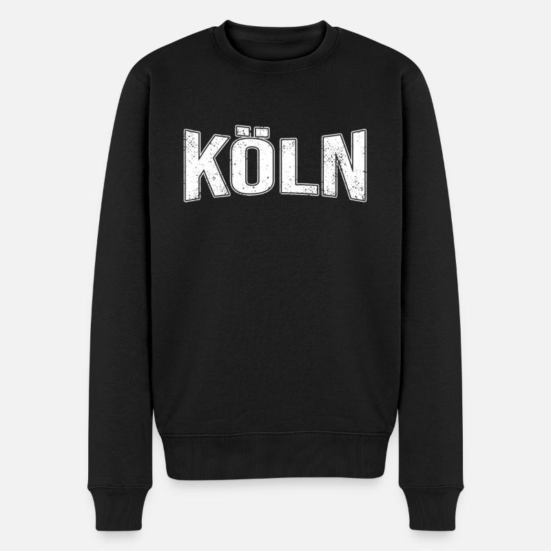 Cologne - Pull Premium bio Homme - noir