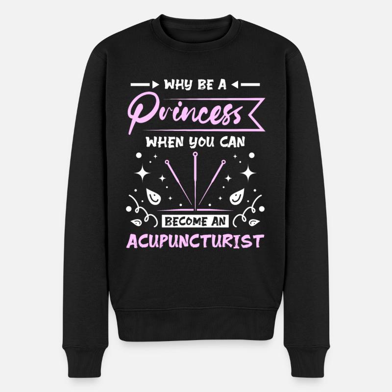 Princesse acupuncteur - Pull Premium bio Homme - noir