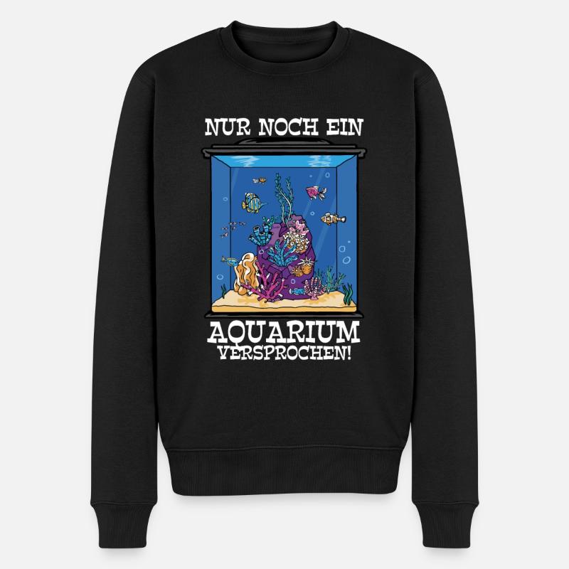 Aquarianer - Männer Premium Bio Pullover - Schwarz