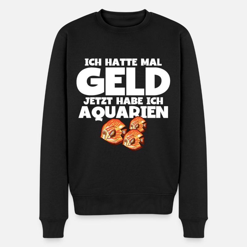 Aquarianer - Männer Premium Bio Pullover - Schwarz