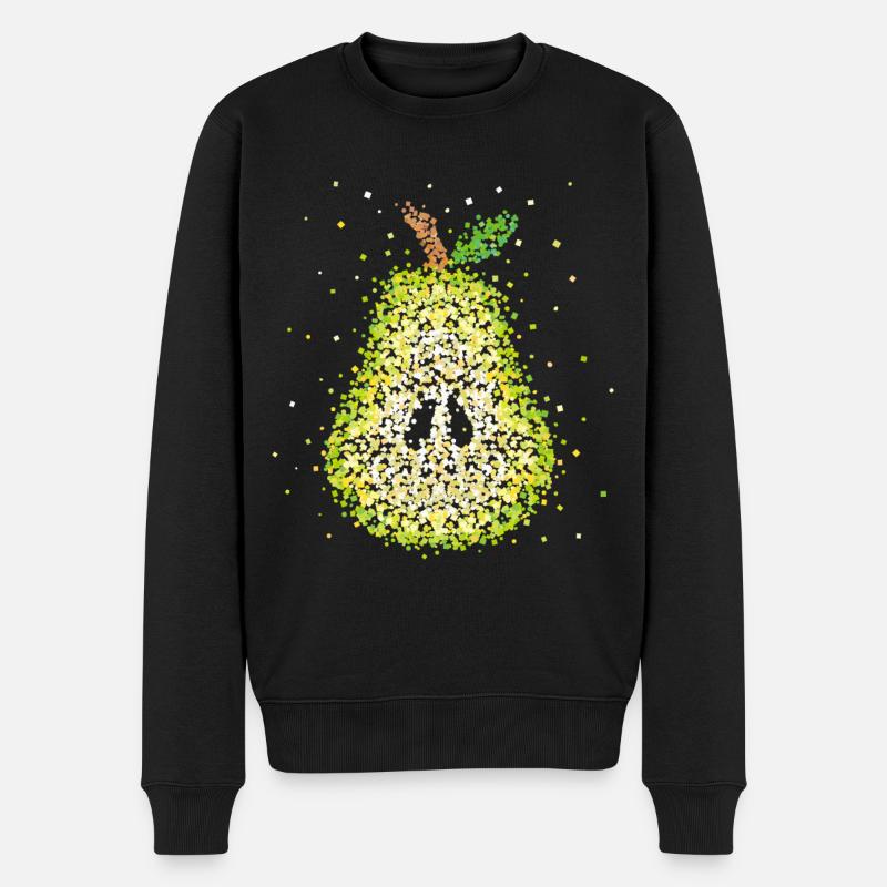 Kiwi Kostümersatz Karneval Fasching Geschenk - Männer Premium Bio Pullover - Schwarz