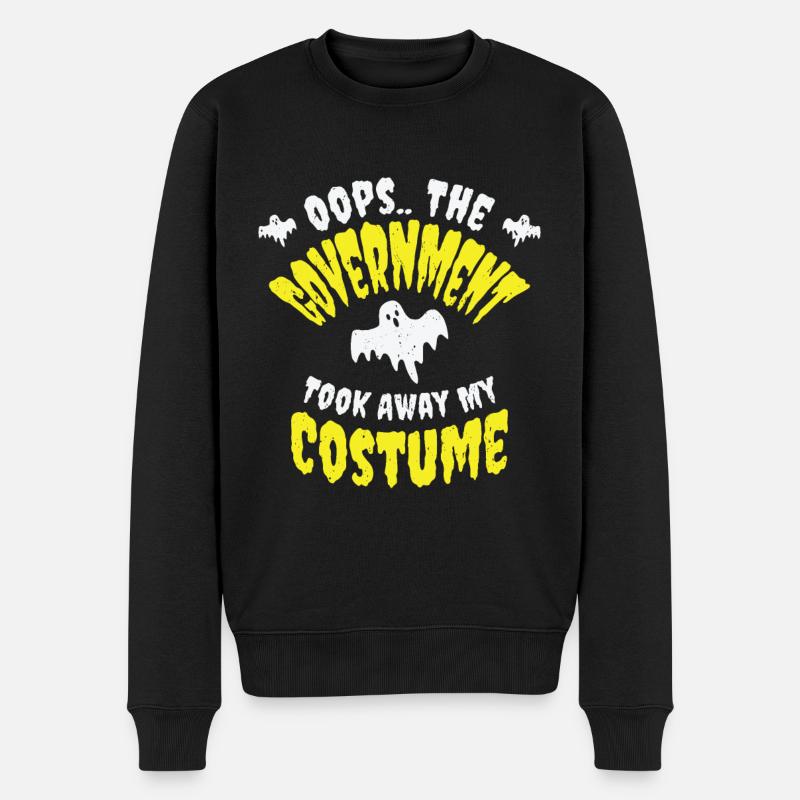 Halloween Kostüm Wähler Wahl Politiker Abstimmen - Männer Premium Bio Pullover - Schwarz