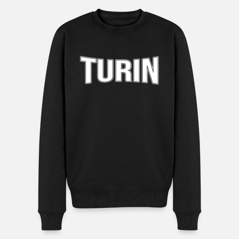 Turin - Pull Premium bio Homme - noir