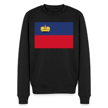 Drapeau officiel du Liechtenstein Mosotho Country Pride - Pull Premium bio Homme - noir - Devant - Nico (187cm)