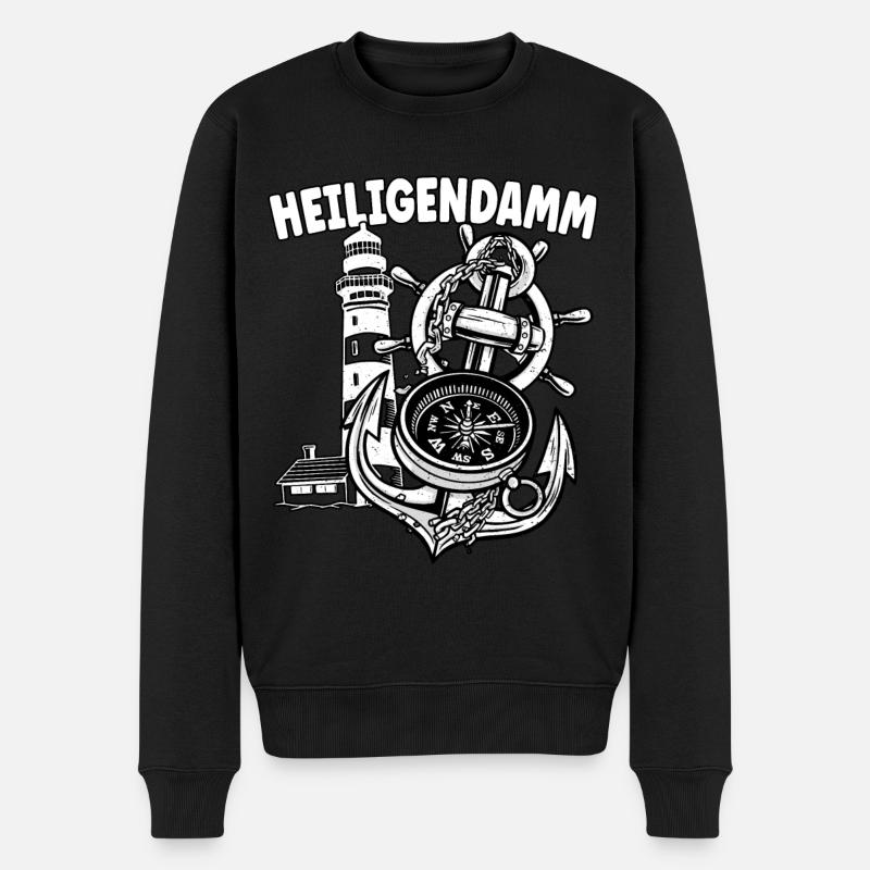 Heiligendamm - Pull Premium bio Homme - noir