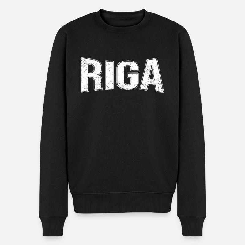 Riga - Pull Premium bio Homme - noir