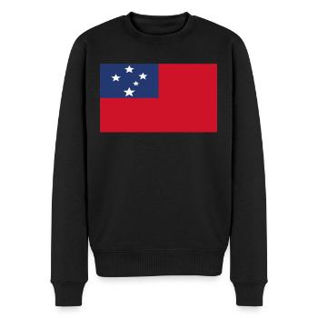 Drapeau officiel samoa Samoa Nation Pride - Pull Premium bio Homme - noir - Devant - Nico (187cm)