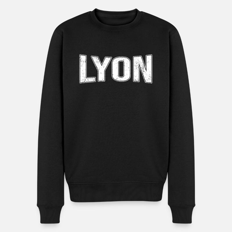 Lyon - Pull Premium bio Homme - noir
