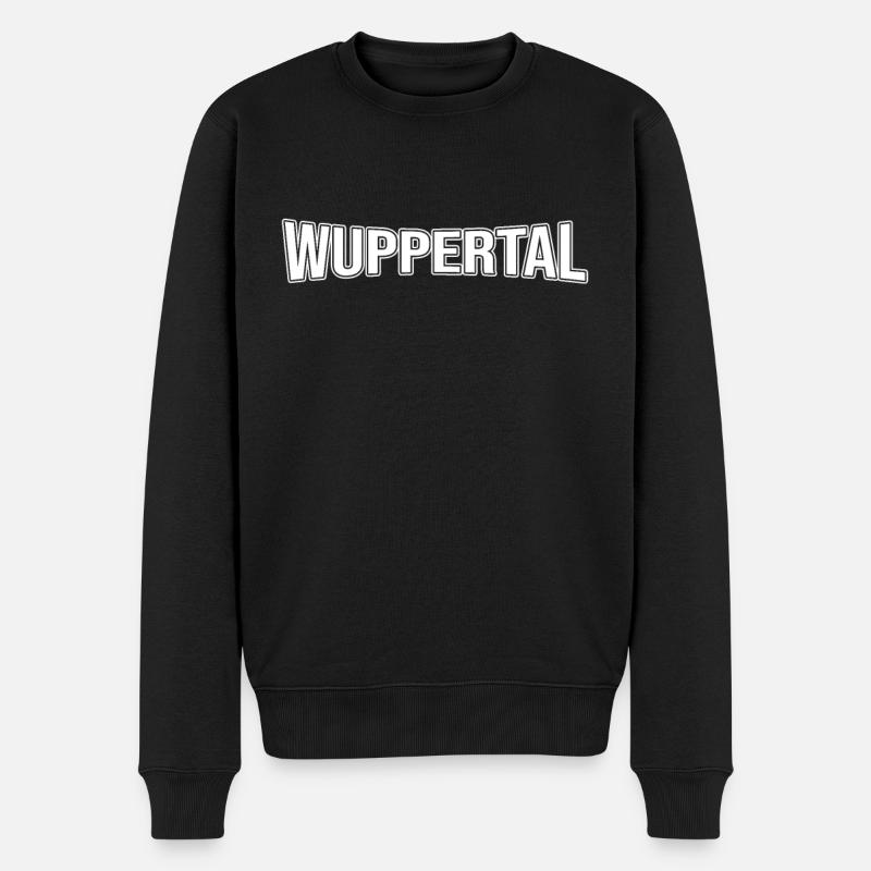 Wuppertal - Pull Premium bio Homme - noir