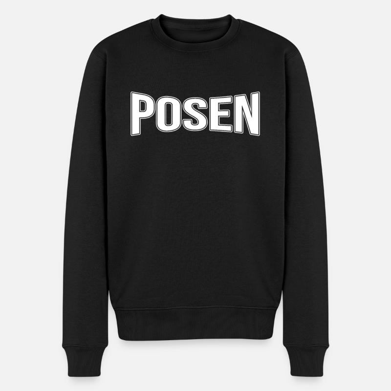 Poser - Pull Premium bio Homme - noir