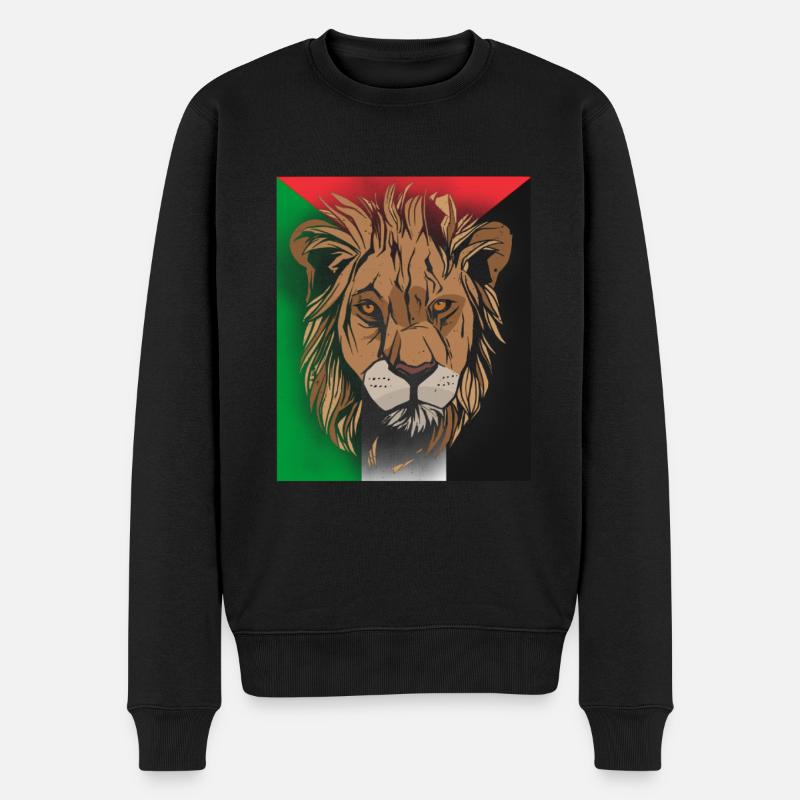 Palästina Palestine Filistin Palästinensisch - Männer Premium Bio Pullover - Schwarz