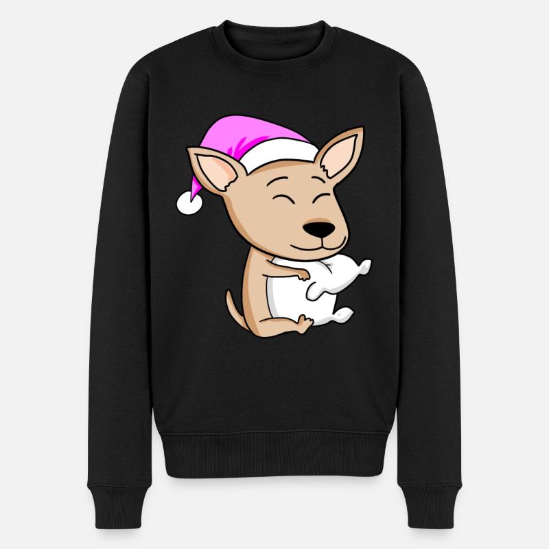 Hund Hunderasse Pyrenäenberghund - Männer Premium Bio Pullover - Schwarz