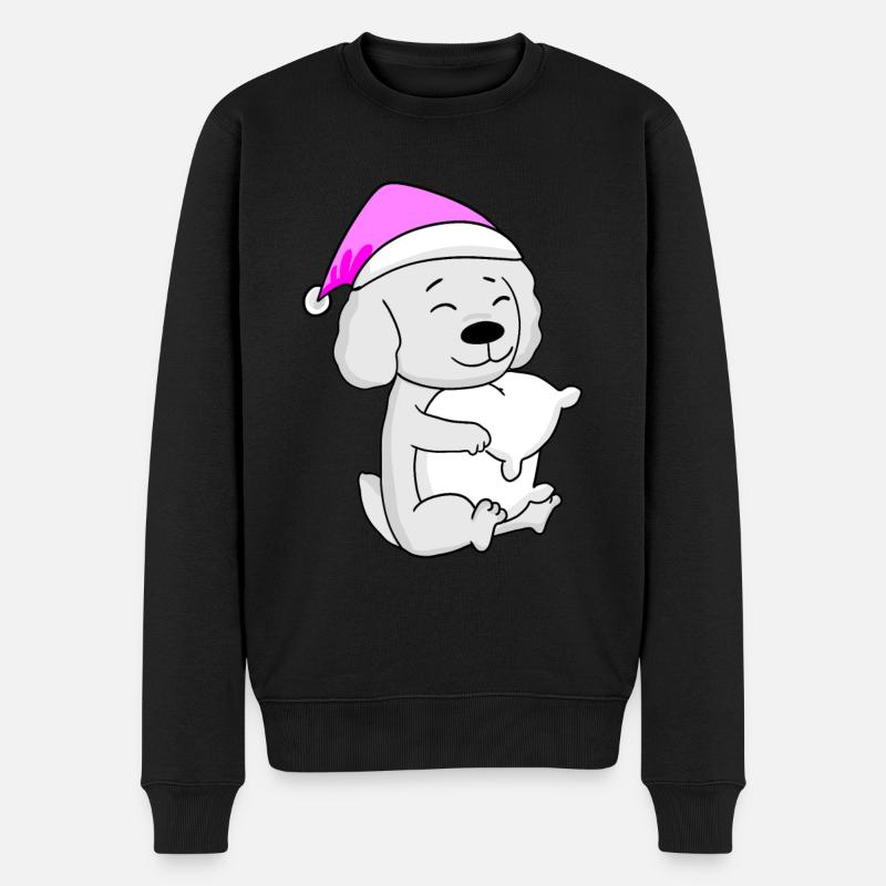 Chien race de chien Malteser - Pull Premium bio Homme - noir
