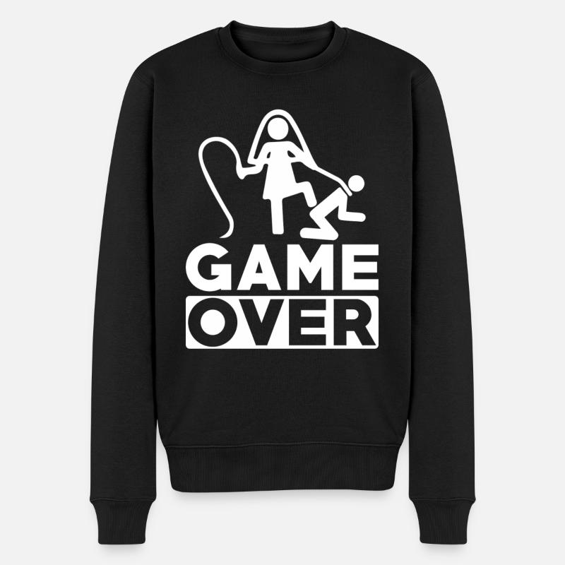 Mariage Mariage Mari Game Over - Pull Premium bio Homme - noir