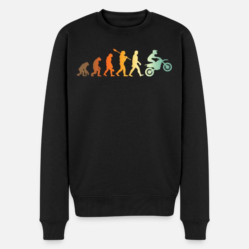 Motocross Biker Evolution Motorcross - Pull Premium bio Homme - noir