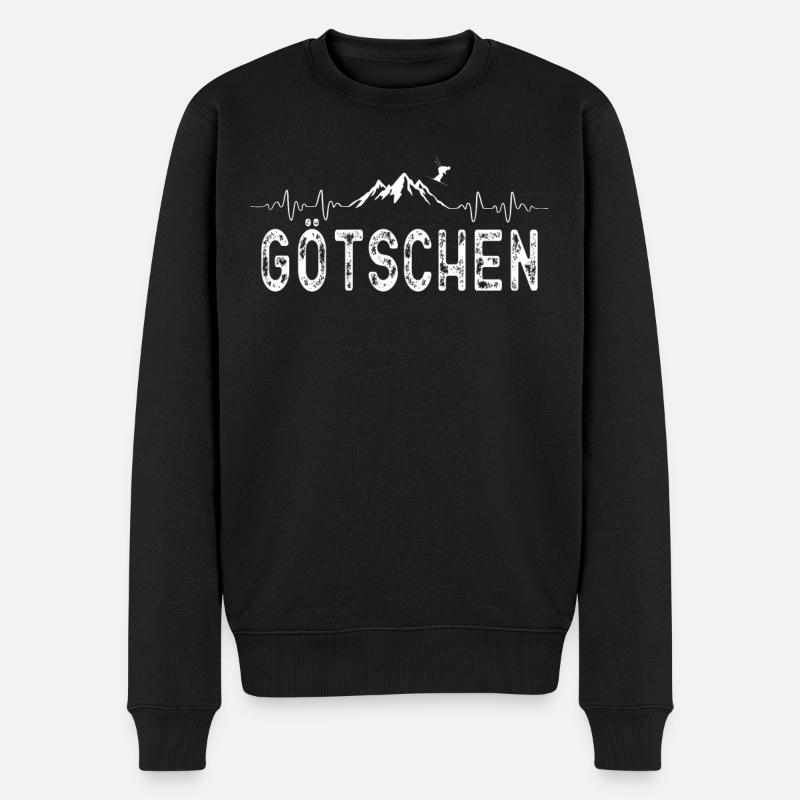 Skiing Ski Götschen - Pull Premium bio Homme - noir