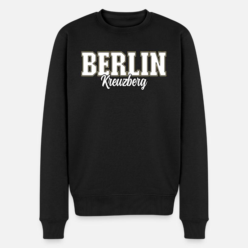 Berlin Kreuzberg - Pull Premium bio Homme - noir