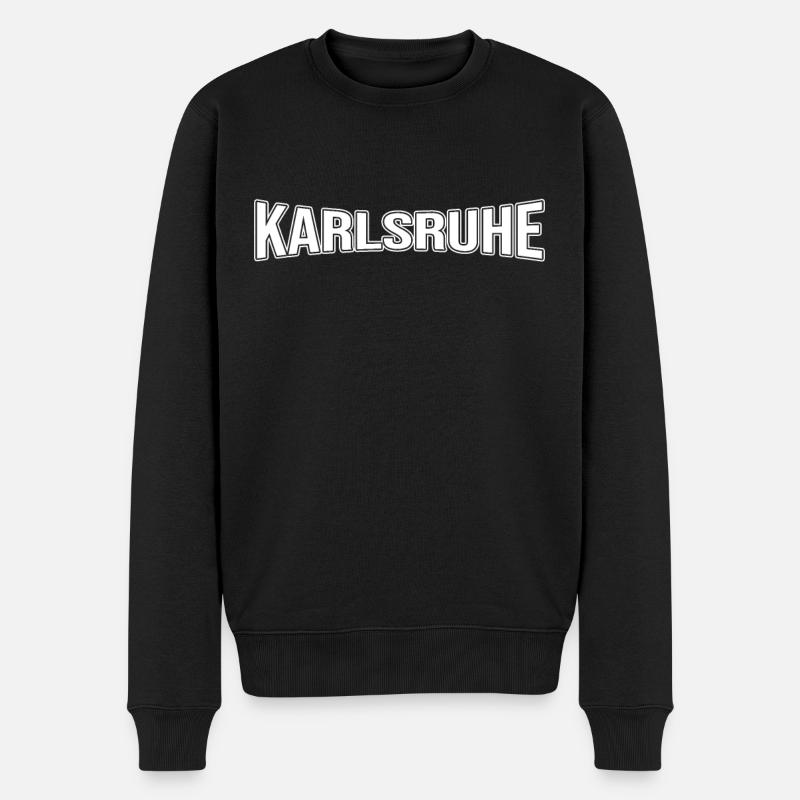 Karlsruhe - Pull Premium bio Homme - noir
