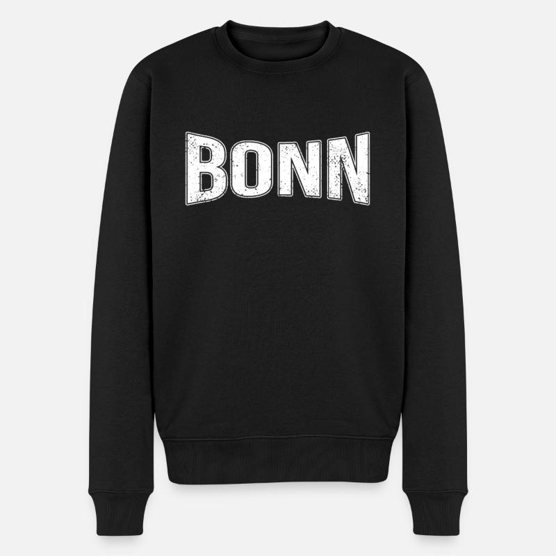 Bonn - Pull Premium bio Homme - noir