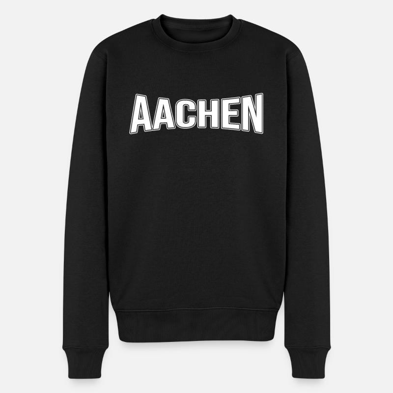 Aix-la-Chapelle - Pull Premium bio Homme - noir
