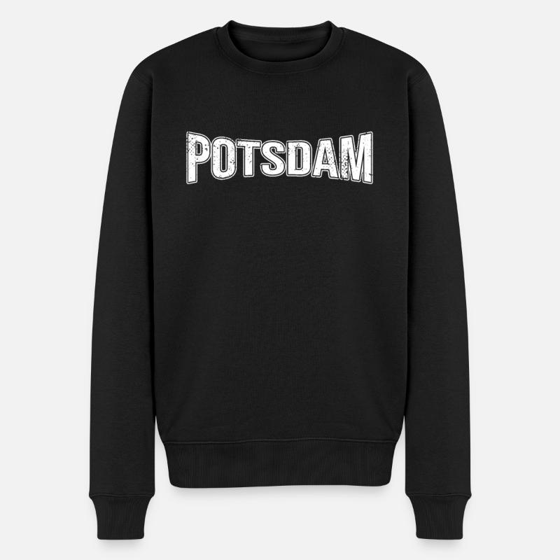 Potsdam - Pull Premium bio Homme - noir