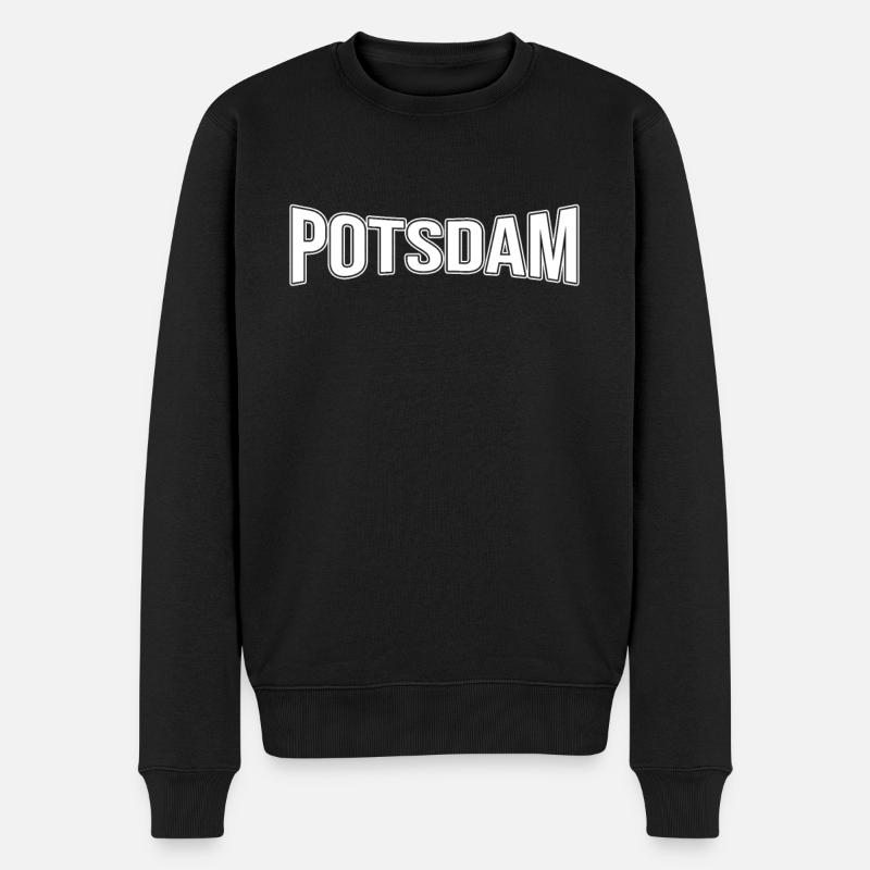 Potsdam - Pull Premium bio Homme - noir
