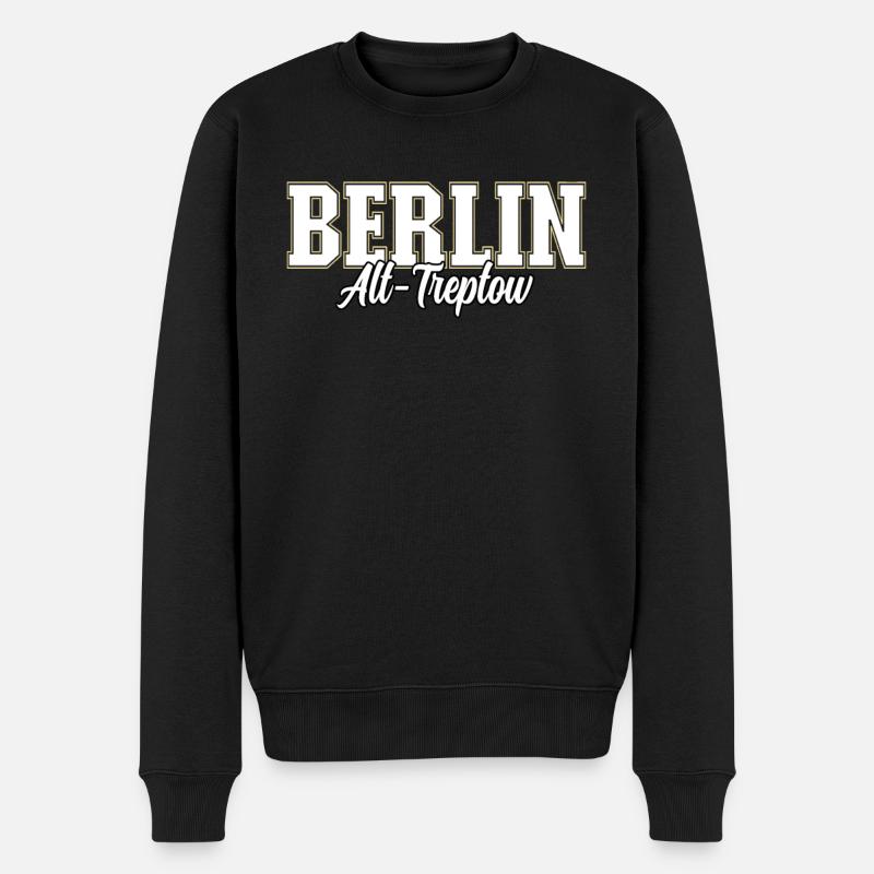 Berlin Alt-treptow - Pull Premium bio Homme - noir