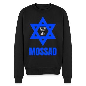 Mossad Israël Renseignement israélien Tel Aviv - Pull Premium bio Homme - noir - Devant - Nico (187cm)