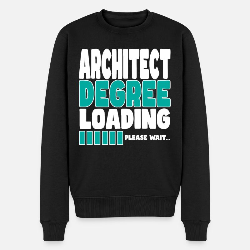 Architect invites training - Men's Premium Organic Jumper - black