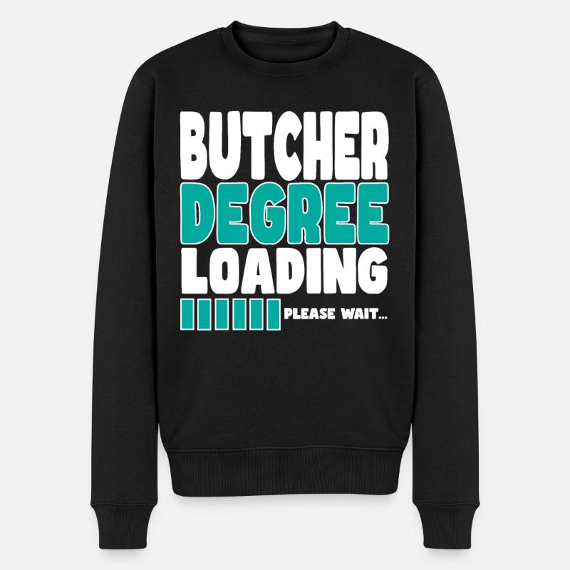 Metzger invites training - Men's Premium Organic Jumper - black
