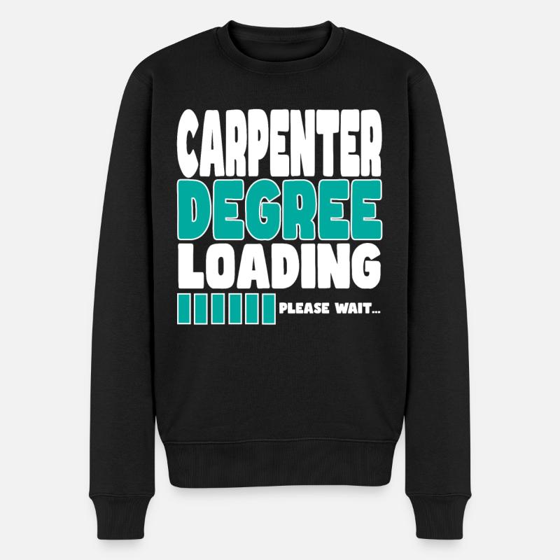 Carpenter invites training - Men's Premium Organic Jumper - black