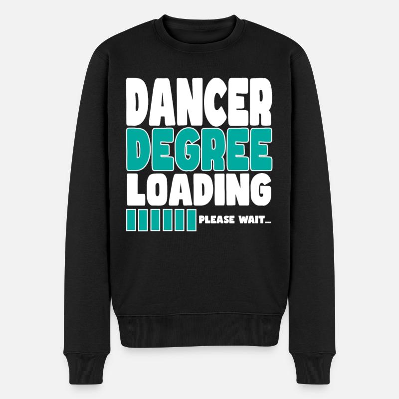 Dancer invites training - Men's Premium Organic Jumper - black