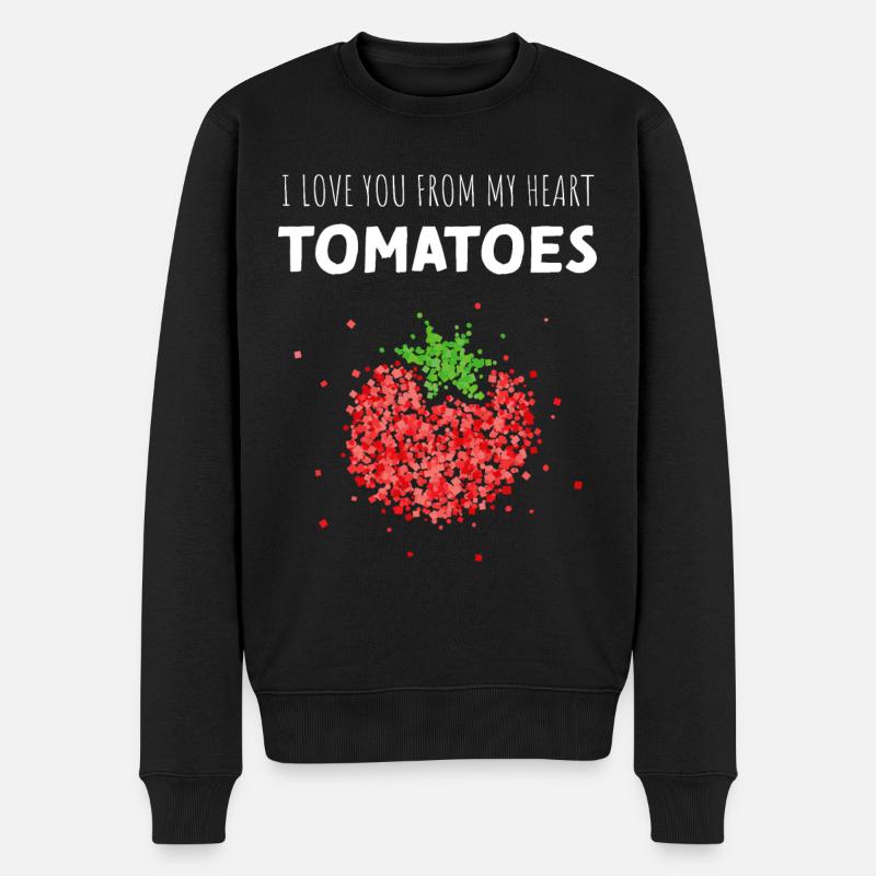 From my head Tomatoes Tomate Kostümersatz Karneval - Männer Premium Bio Pullover - Schwarz