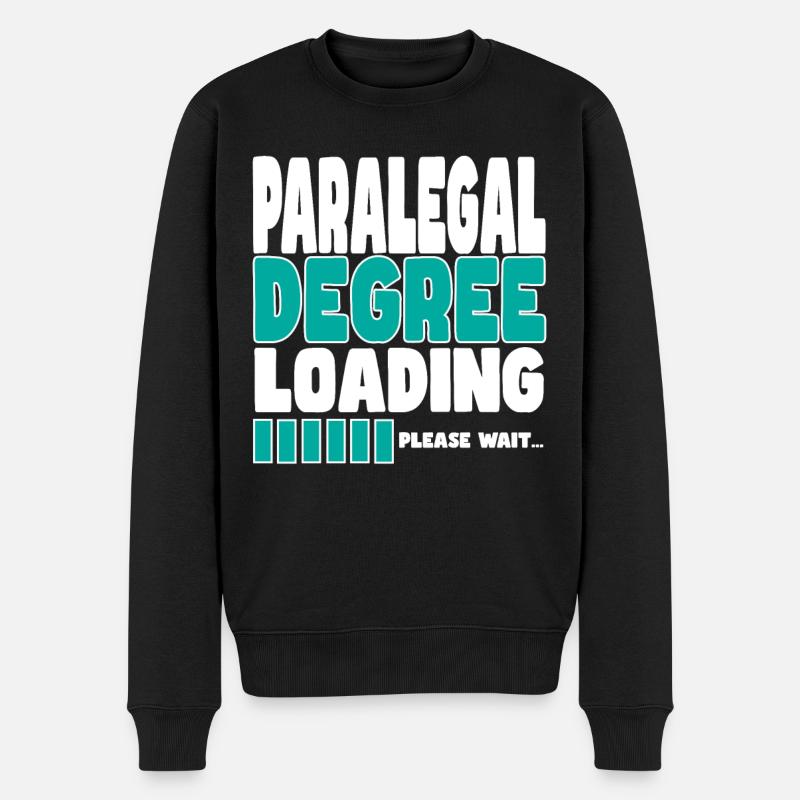 Paralegal invites training - Men's Premium Organic Jumper - black