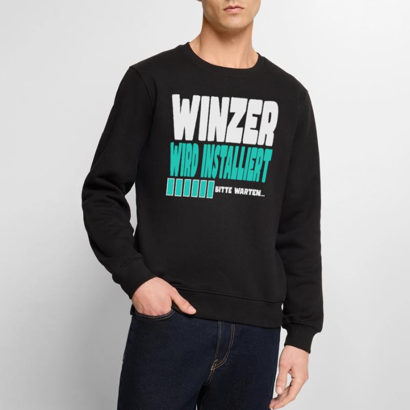 Winzer wird installiert Männer Premium Bio Pullover
