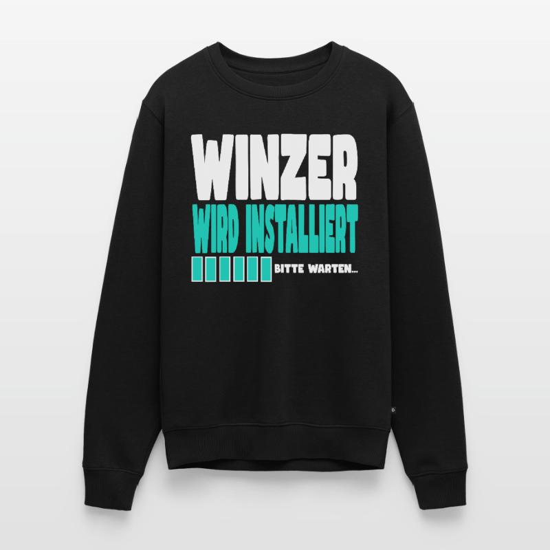 Winzer wird installiert Männer Premium Bio Pullover
