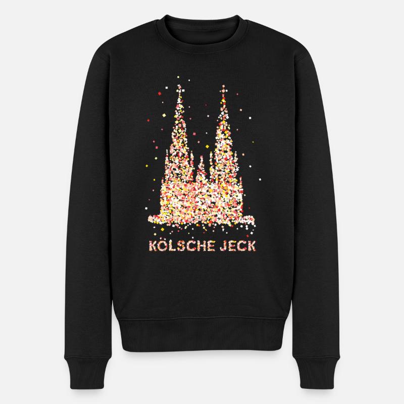 Kölsche Jeck Kostümersatz Ersatzkostüm Karneval - Männer Premium Bio Pullover - Schwarz