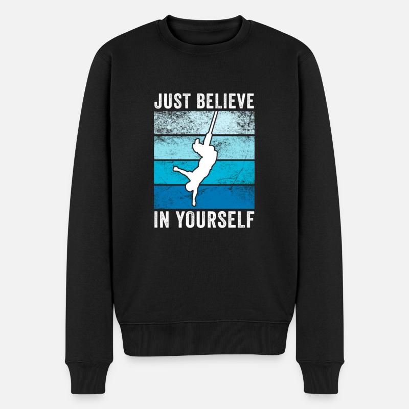 Saut - Pull Premium bio Homme - noir