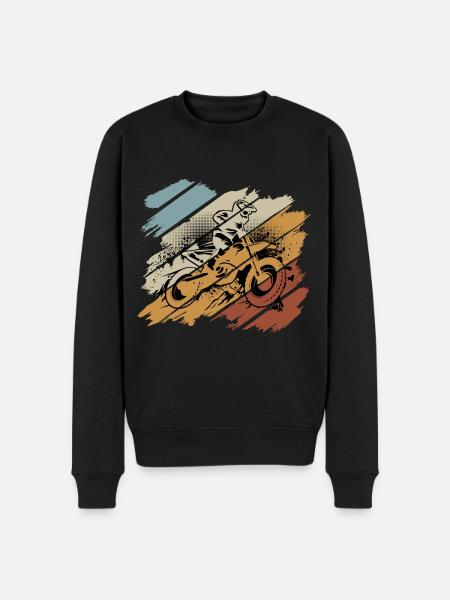 Motocross - Men's Premium Organic Jumper - black
