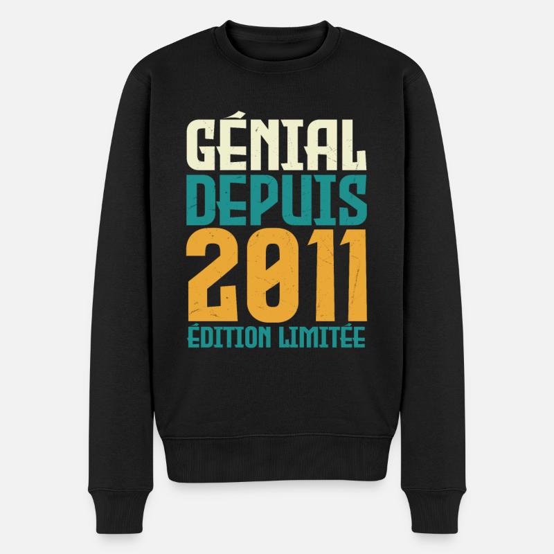 Génial depuis 2011 - Pull Premium bio Homme - noir