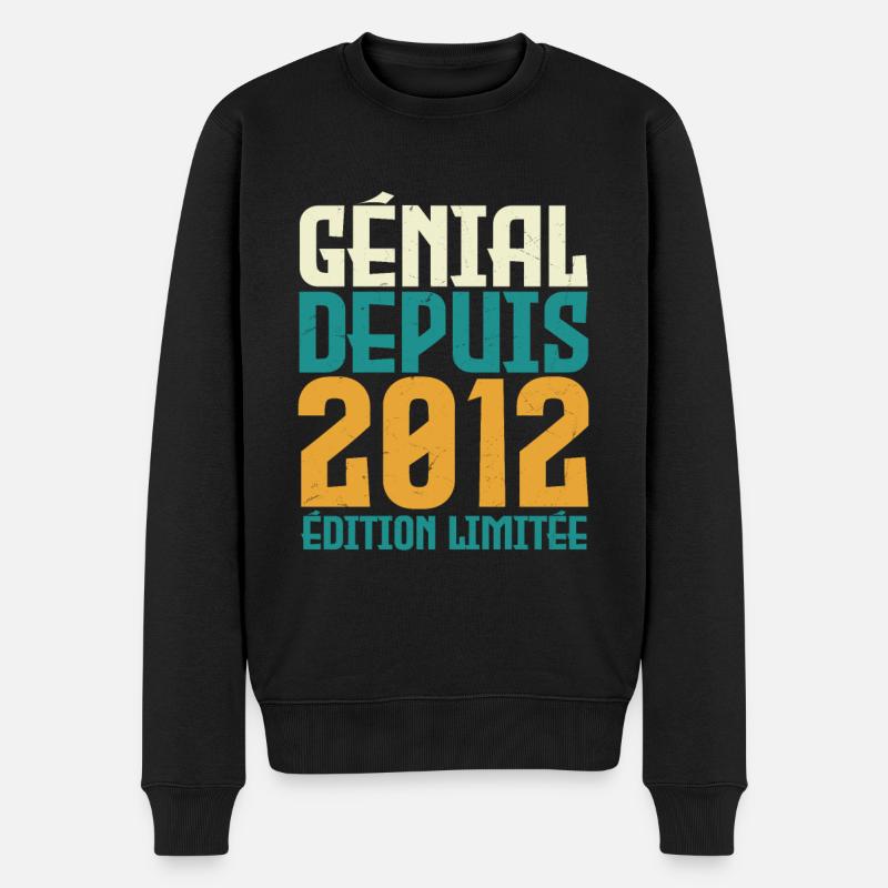 Génial depuis 2012 - Pull Premium bio Homme - noir