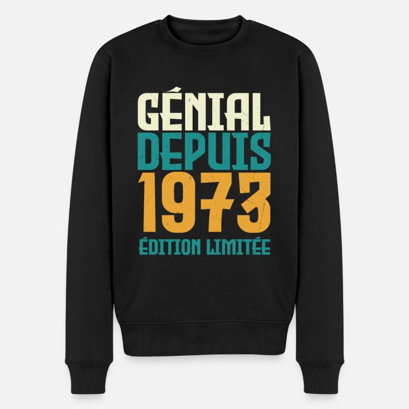 Génial depuis 1973 - Pull Premium bio Homme - noir