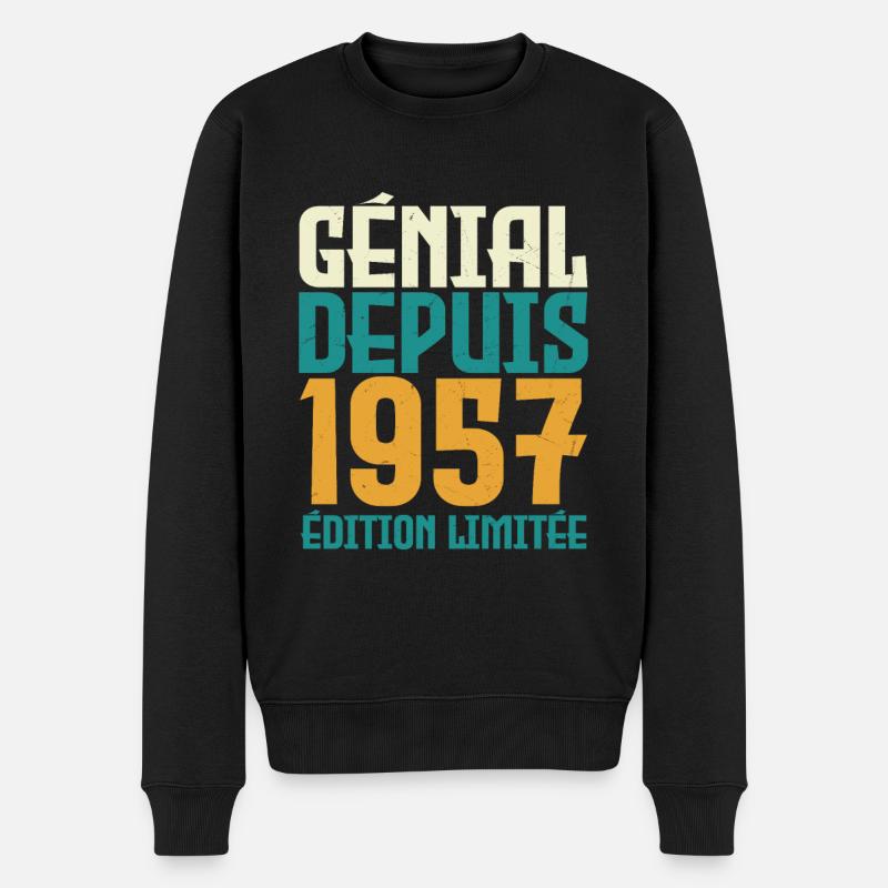 Génial depuis 1957 - Pull Premium bio Homme - noir