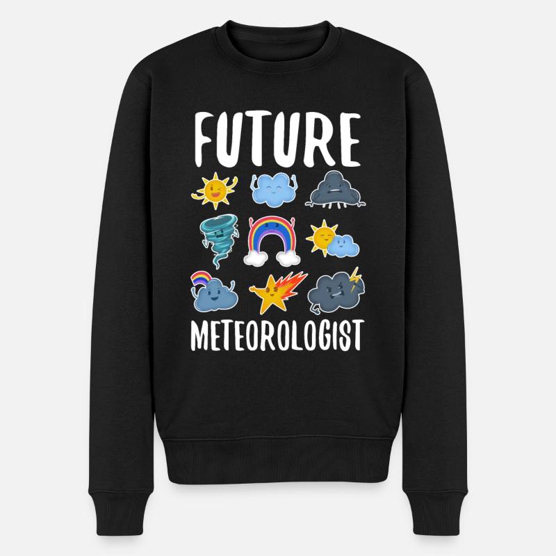 Futur météorologue - Pull Premium bio Homme - noir