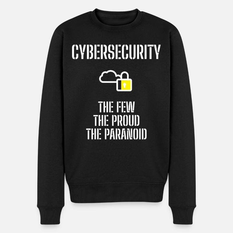 Cybersecurity - IT-Sicherheit Informatiker - Männer Premium Bio Pullover - Schwarz