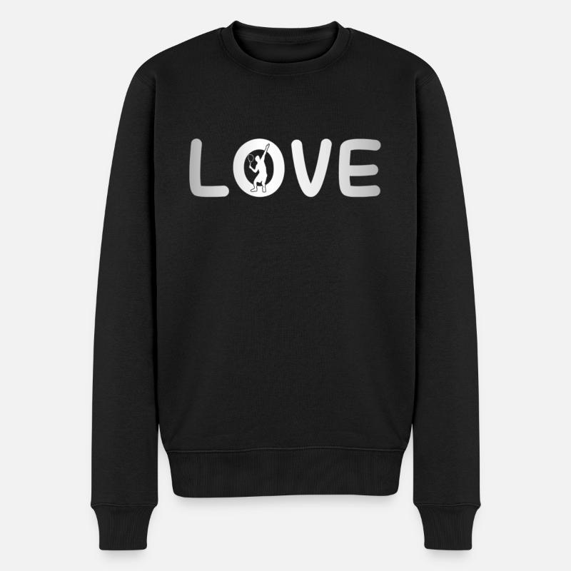 Amour du tennis - Pull Premium bio Homme - noir