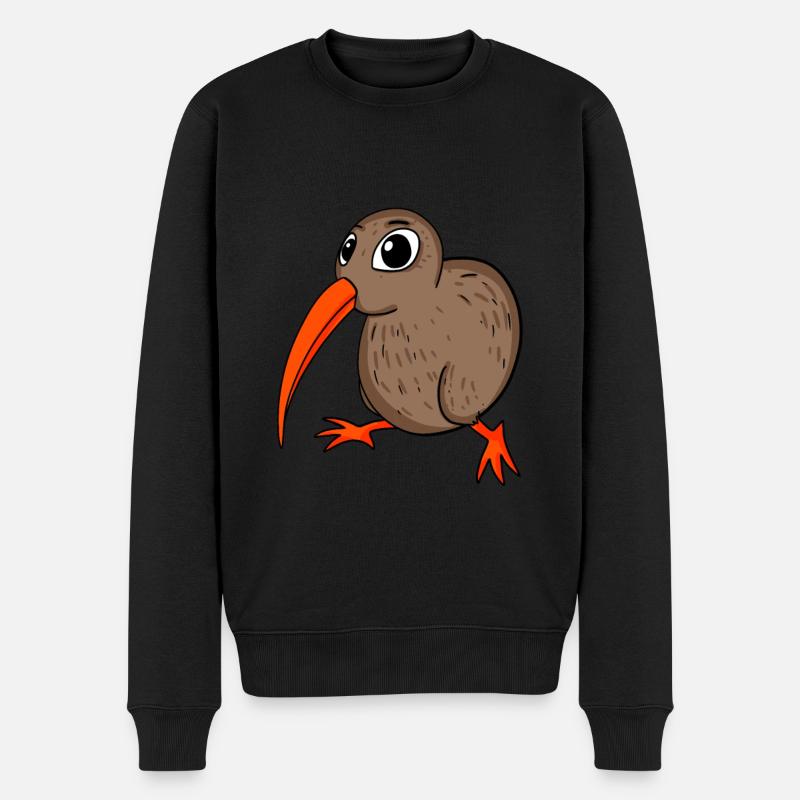 Kiwi Kiwis Oiseau Cadeau - Pull Premium bio Homme - noir