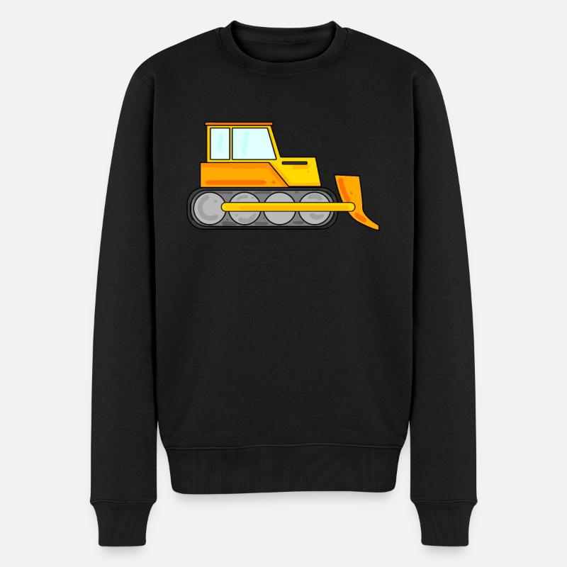 Bauwagen - Männer Premium Bio Pullover - Schwarz