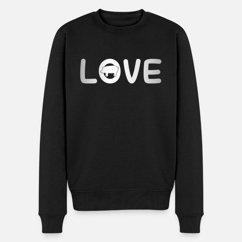 Amour cochon - Pull Premium bio Homme - noir