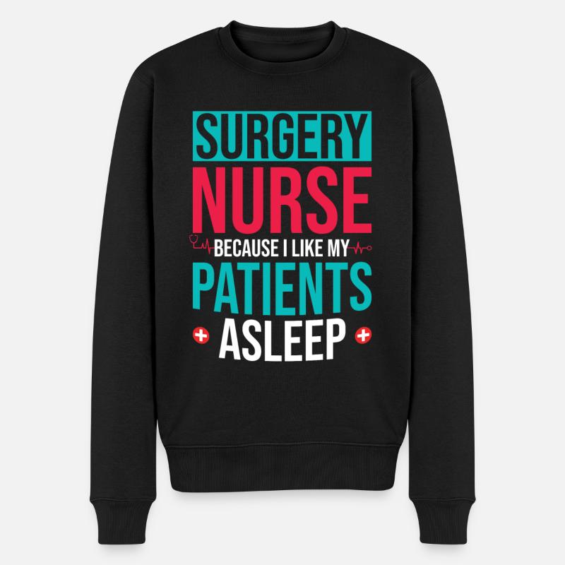 Infirmière chirurgie Chirurgie Infirmière - Pull Premium bio Homme - noir